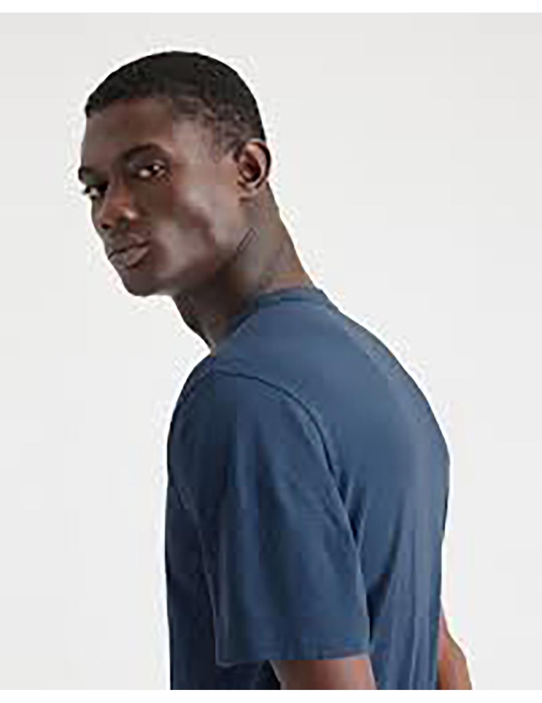 CAMISETA DOCKERS CREW AZUL ATENUADO