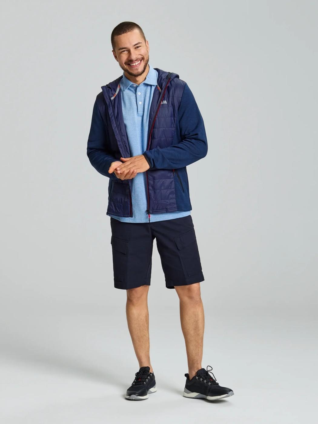 CHAQUETA SLAM ACTIVE HYBRID AZUL OSCURO