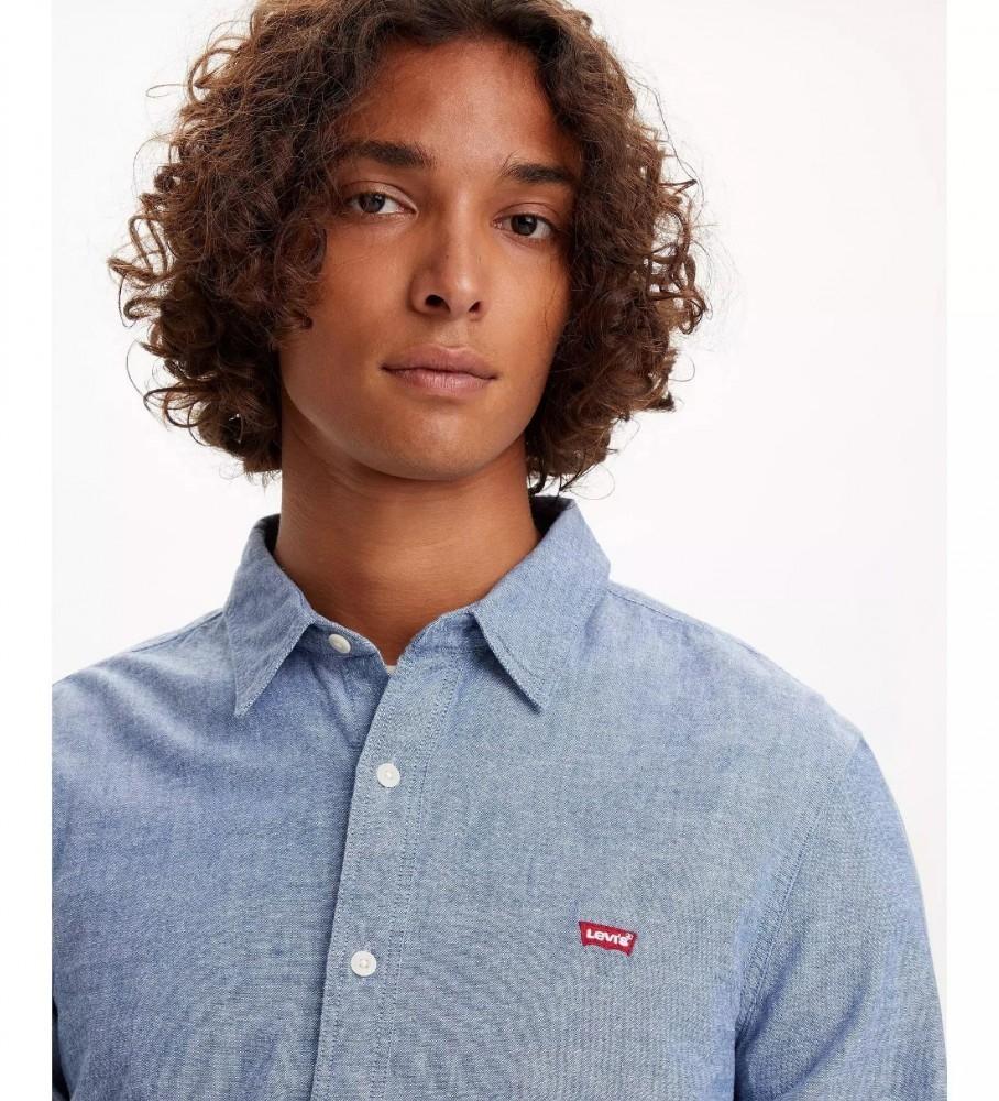 CAMISA LEVIS BATTERY AZUL ATENUADO