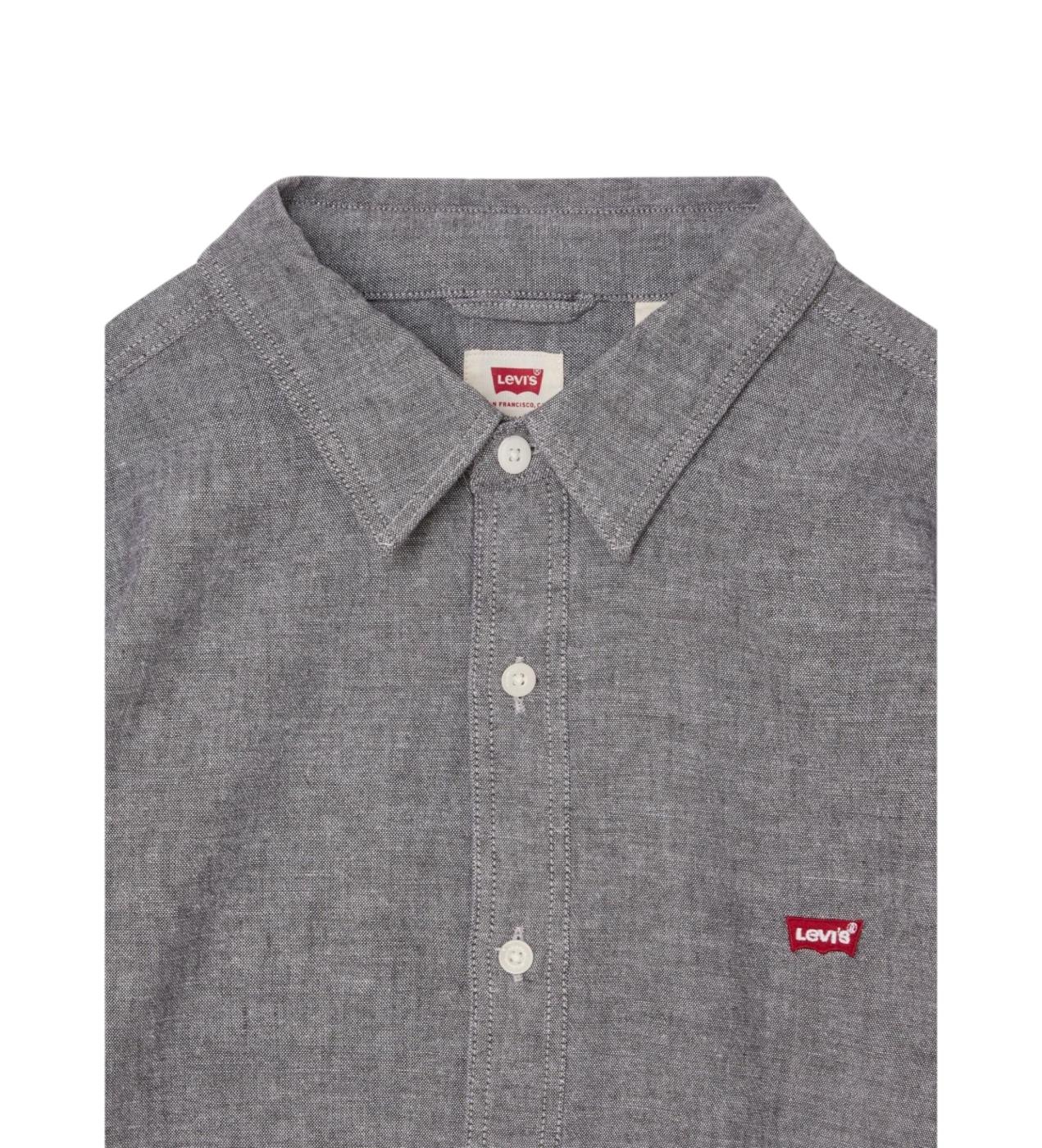 CAMISA LEVIS LS BATTERY HM BLACK AGATE GRIS CLARO