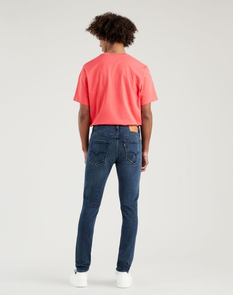 JEANS LEVIS SKINNY TAPER OCEAN PEWTER AZUL ATENUAD