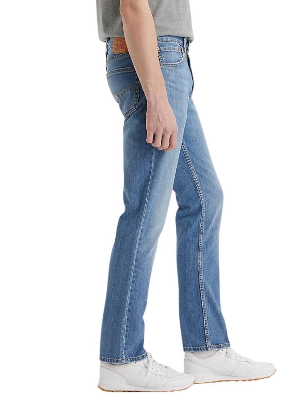 JEANS LEVIS 511 SLIM MARK WORDS AZUL ATENUADO
