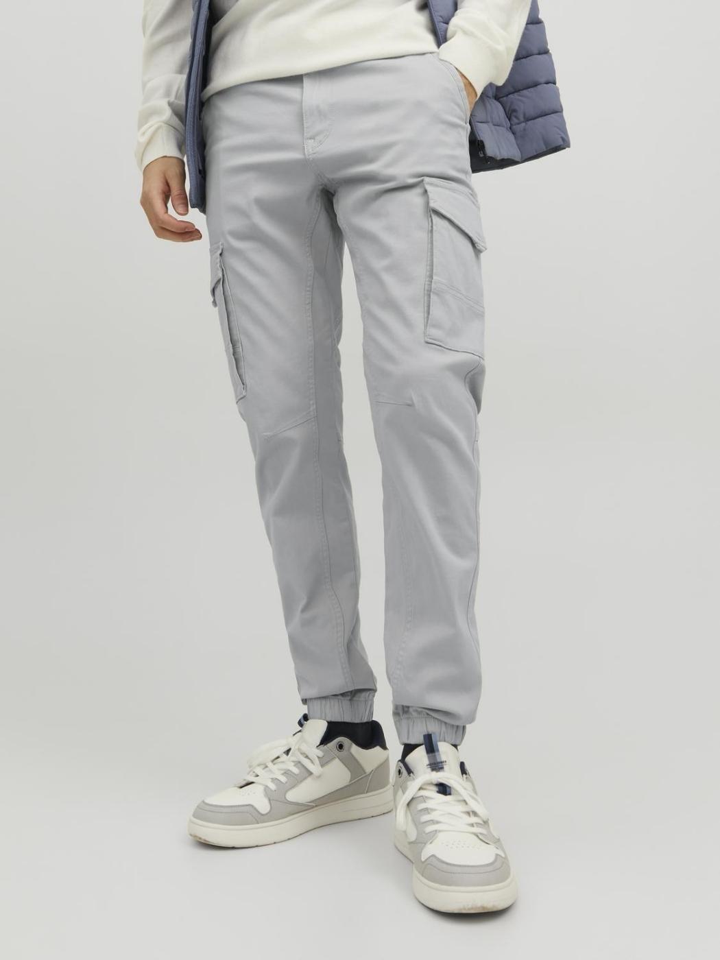 PANTALONES JACK&JONES JJIPAUL JJFLAKE GRIS OSCURO