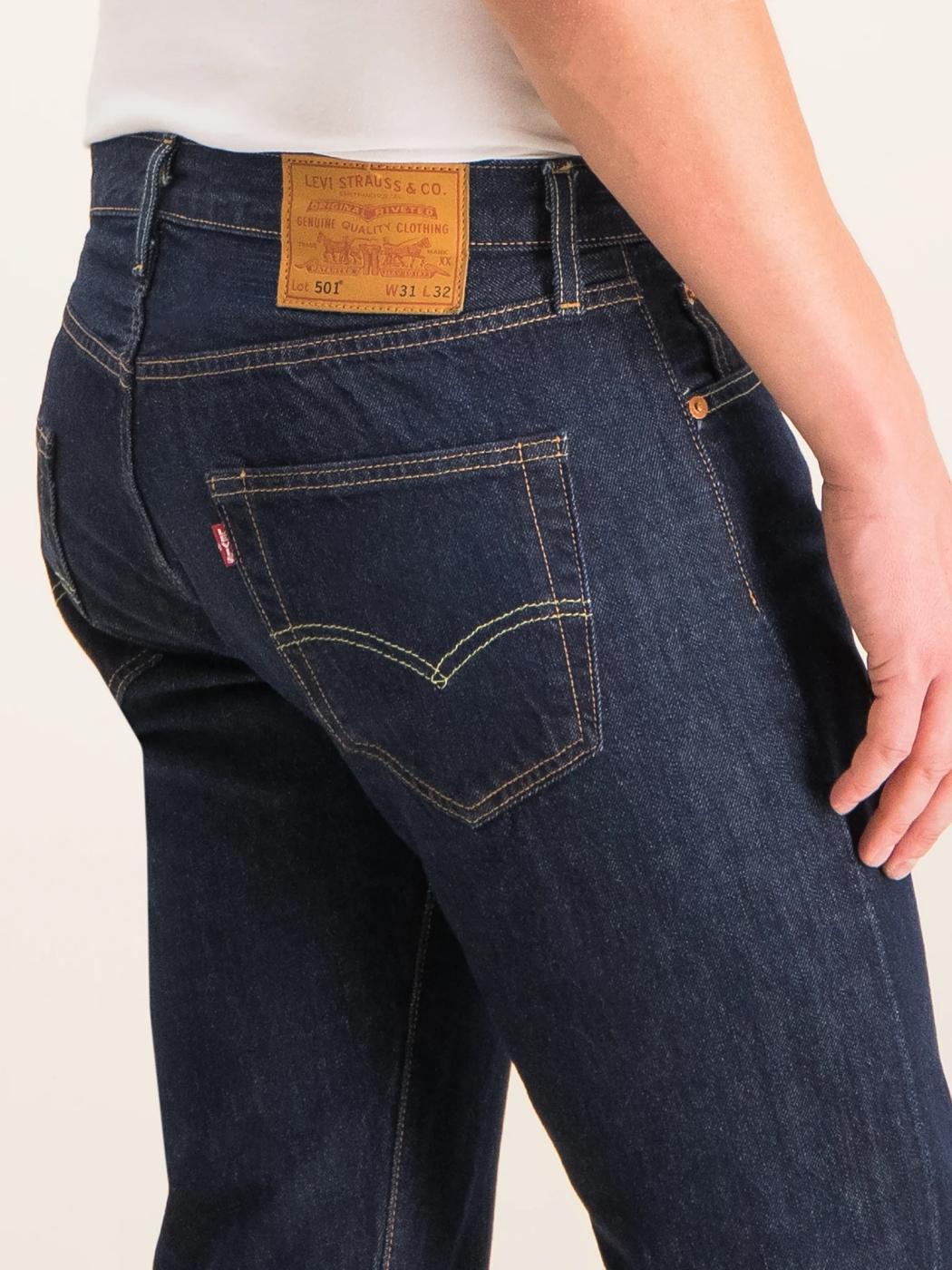 JEANS LEVIS 501 ORIGINAL ONEWASH AZUL OSCURO