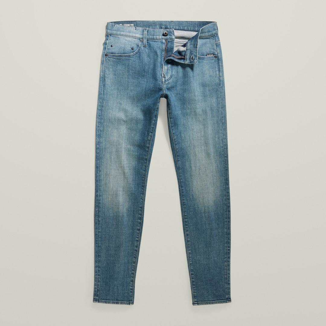 JEANS G-STAR REVEND SKINNY FADED BLUE AZUL ATENUAD