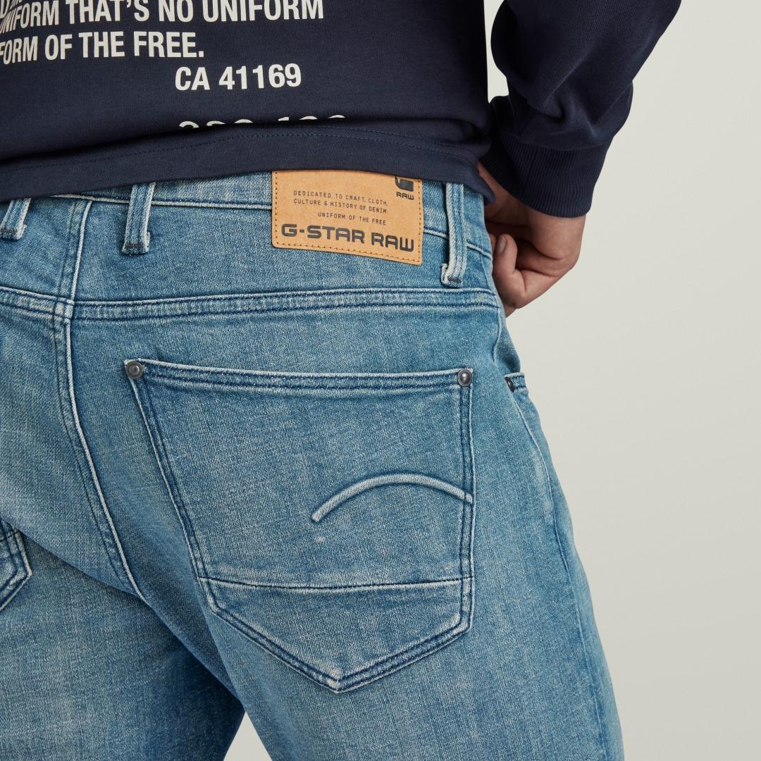 JEANS G-STAR REVEND SKINNY FADED BLUE AZUL ATENUAD