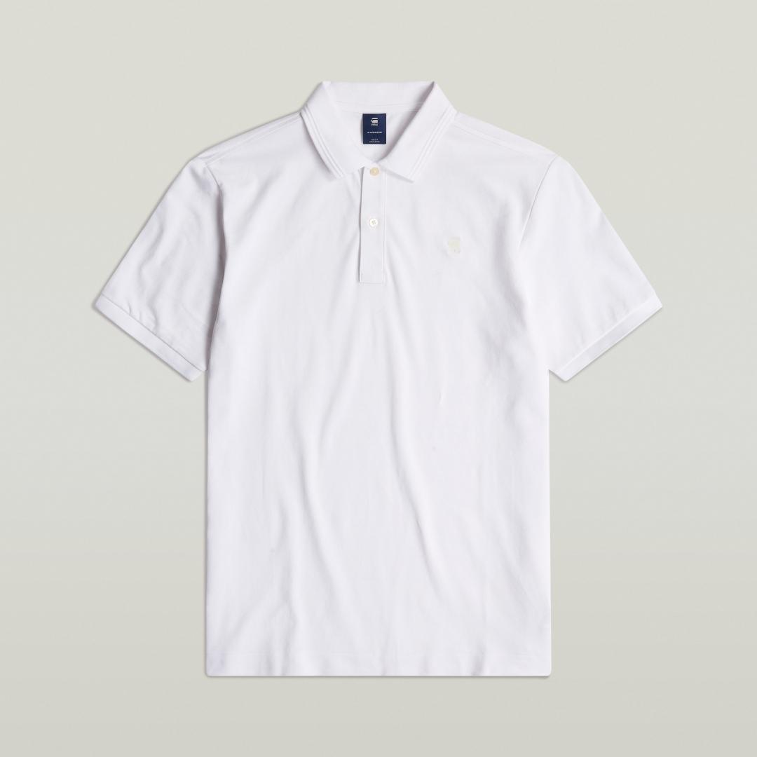 POLO G-STAR DUNDA SLIM S/S BLANCO