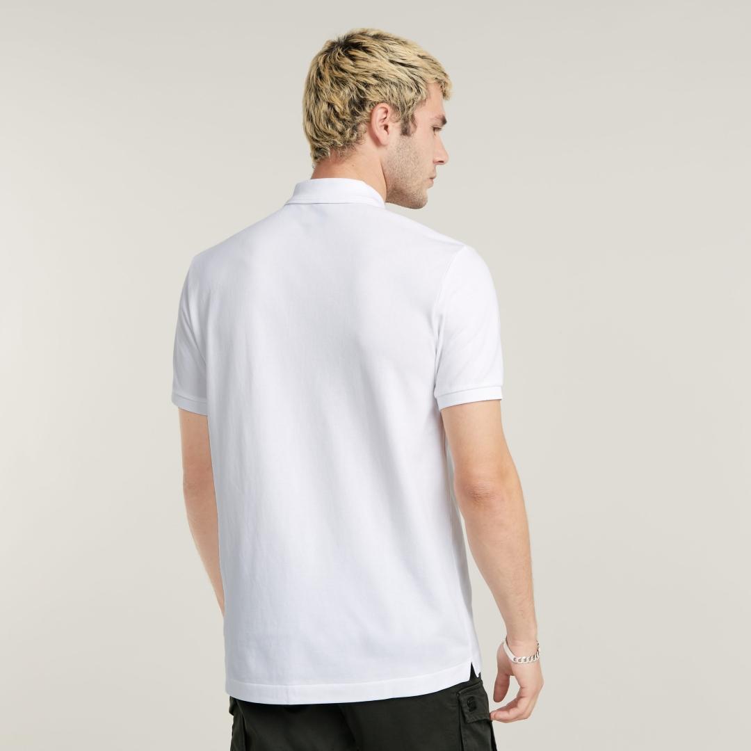 POLO G-STAR DUNDA SLIM S/S BLANCO