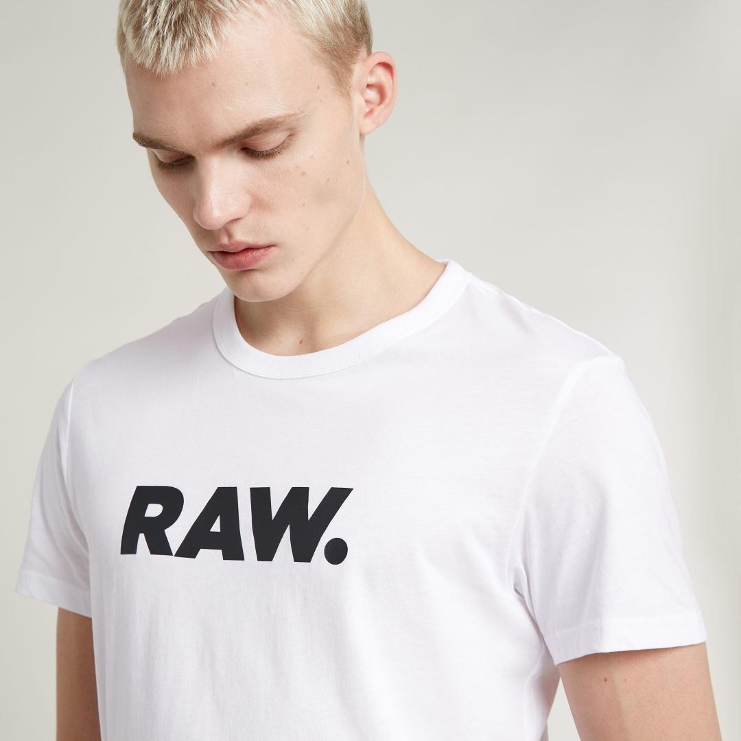 CAMISETA G-STAR HOLORN R T S/S BLANCO