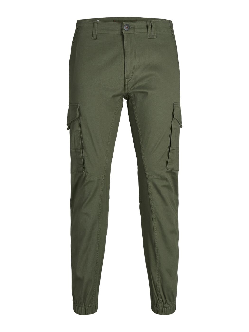 PANTALONES JACK&JONES JJIPAUL JJFLAKE VERDE