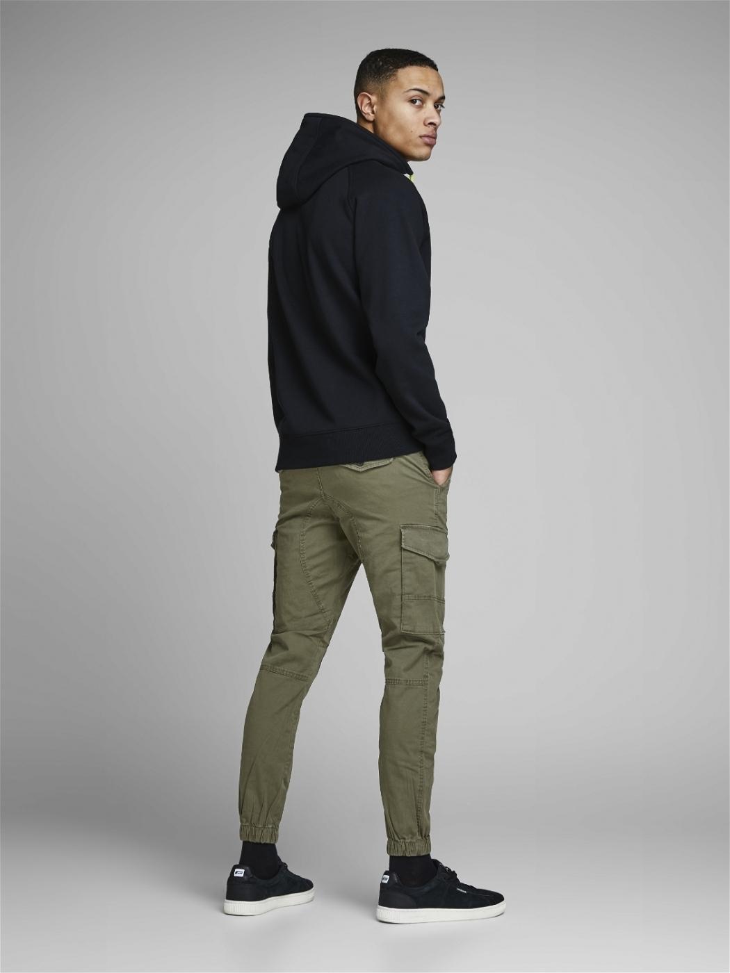 PANTALONES JACK&JONES JJIPAUL JJFLAKE VERDE