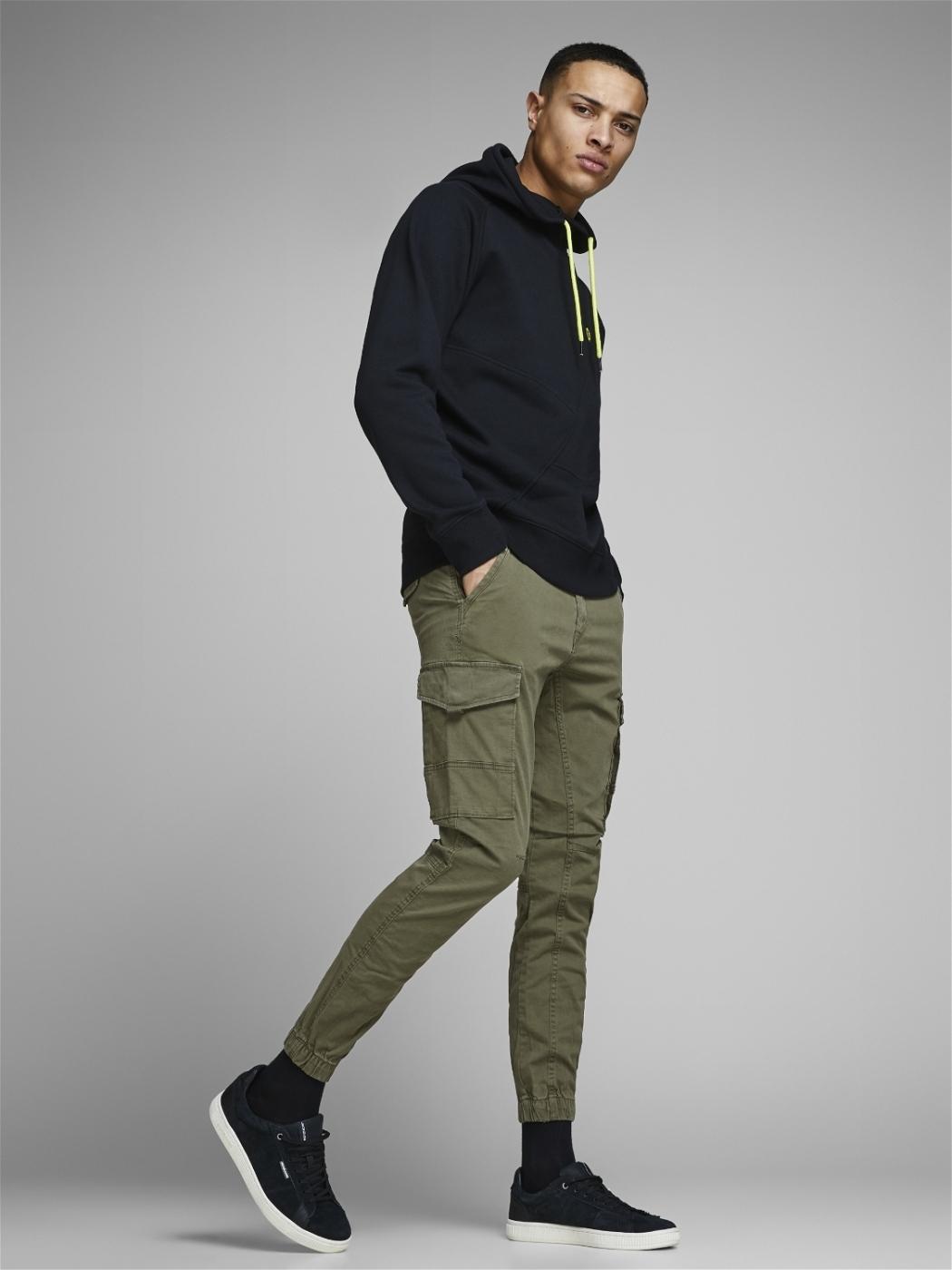 PANTALONES JACK&JONES JJIPAUL JJFLAKE VERDE