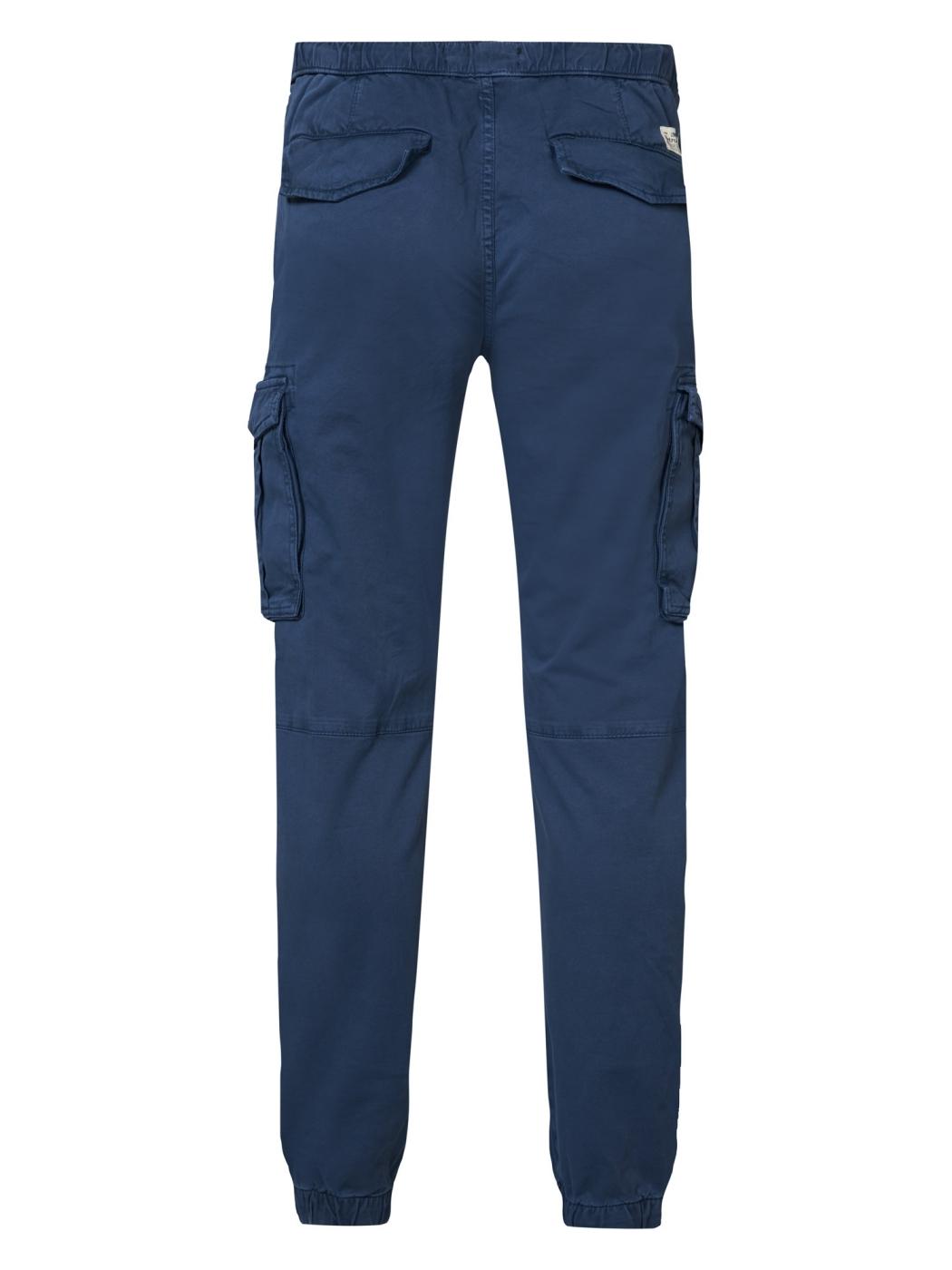 PANTALON PETROL CARGO AZUL