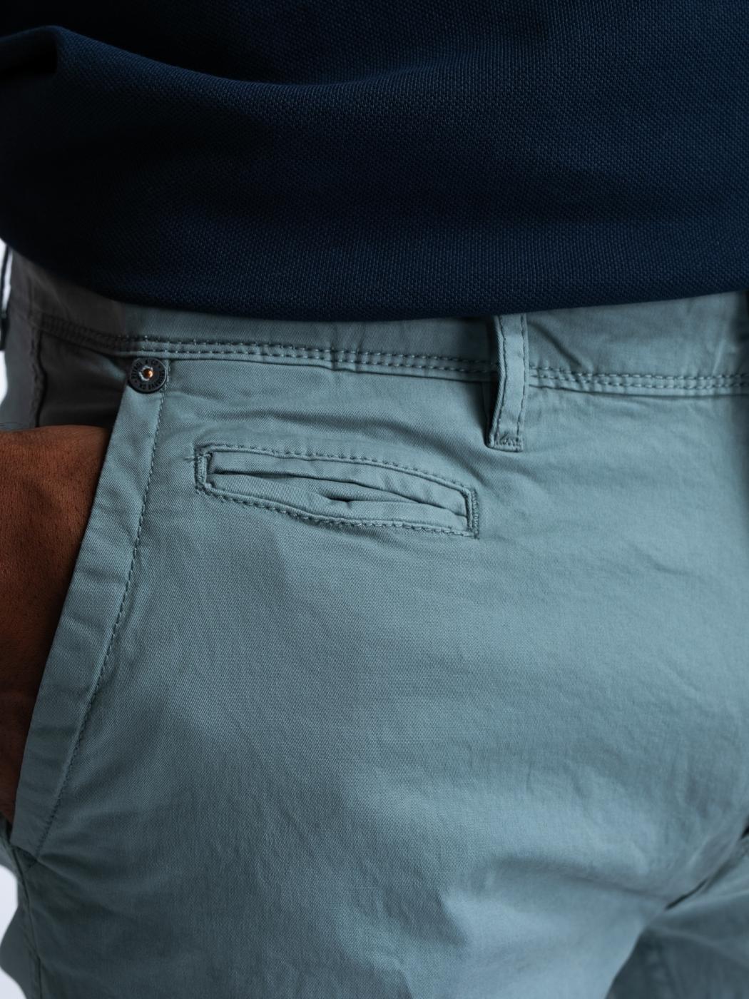 PANTALONES PETROL CHINO AGUA MARINA