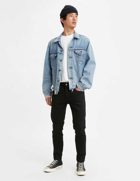 JEANS LEVIS SKINNY TAPER BLACK LEAF ADV NEGRO