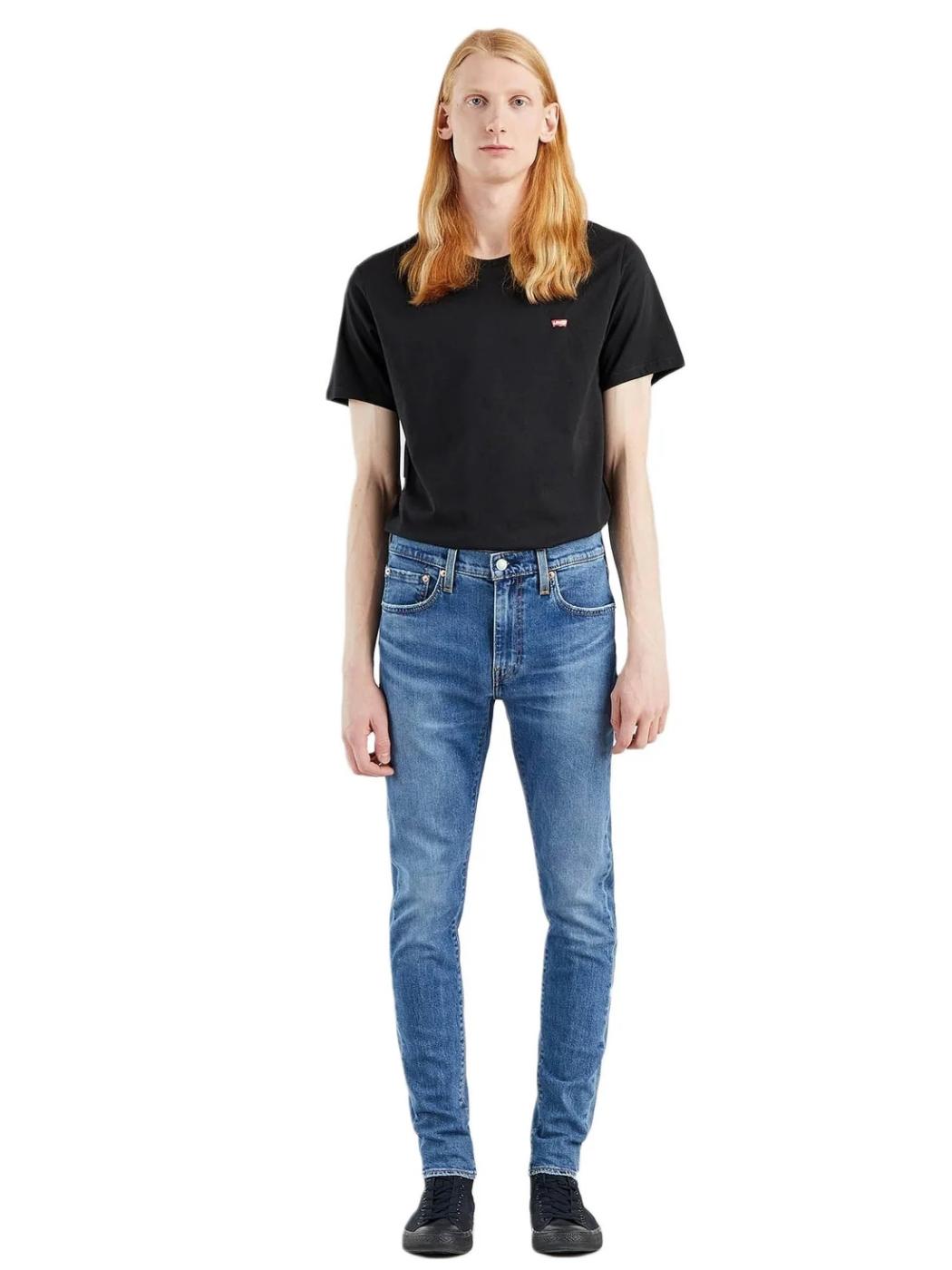 JEANS LEVIS SKINNY TAPER CORFU MY DOG AZUL