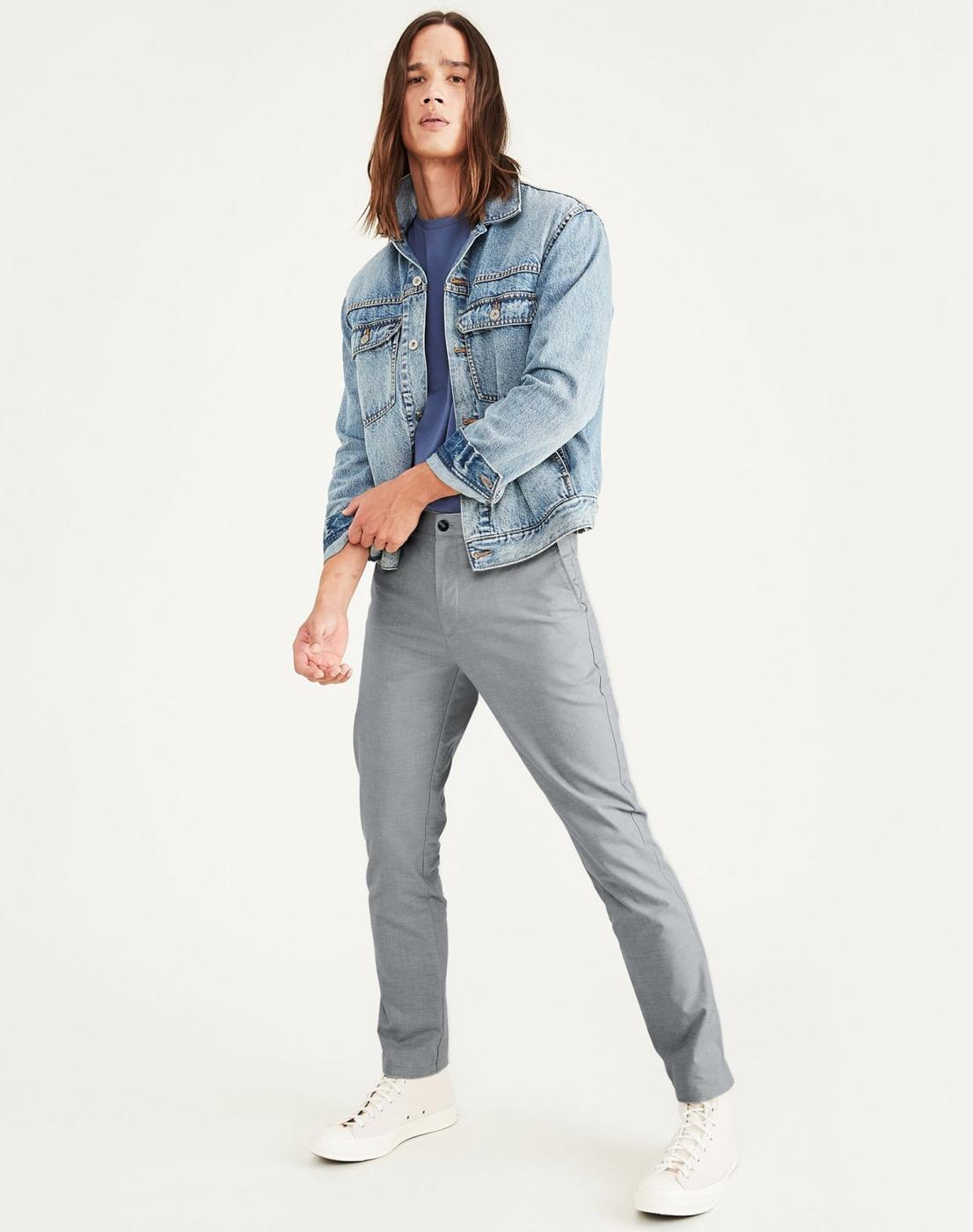 PANTALONES DOCKERS SMART 360 CHINO GRIS CLARO