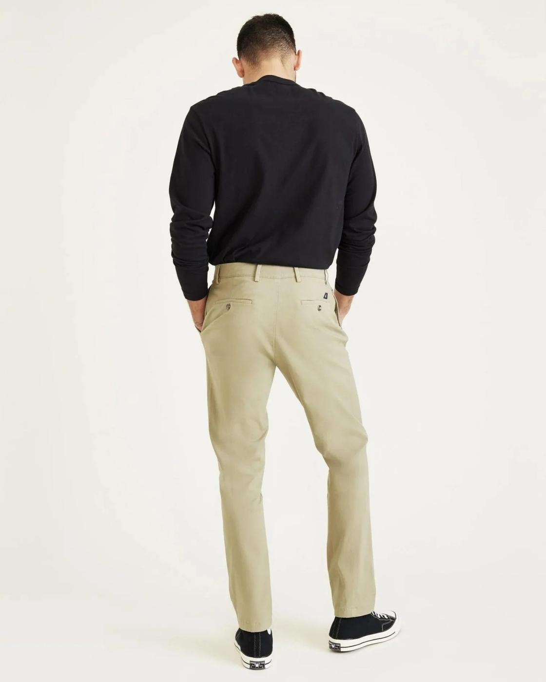 PANTALONES DOCKERS SMART 360 CHINO VERDE OLIVA, AT