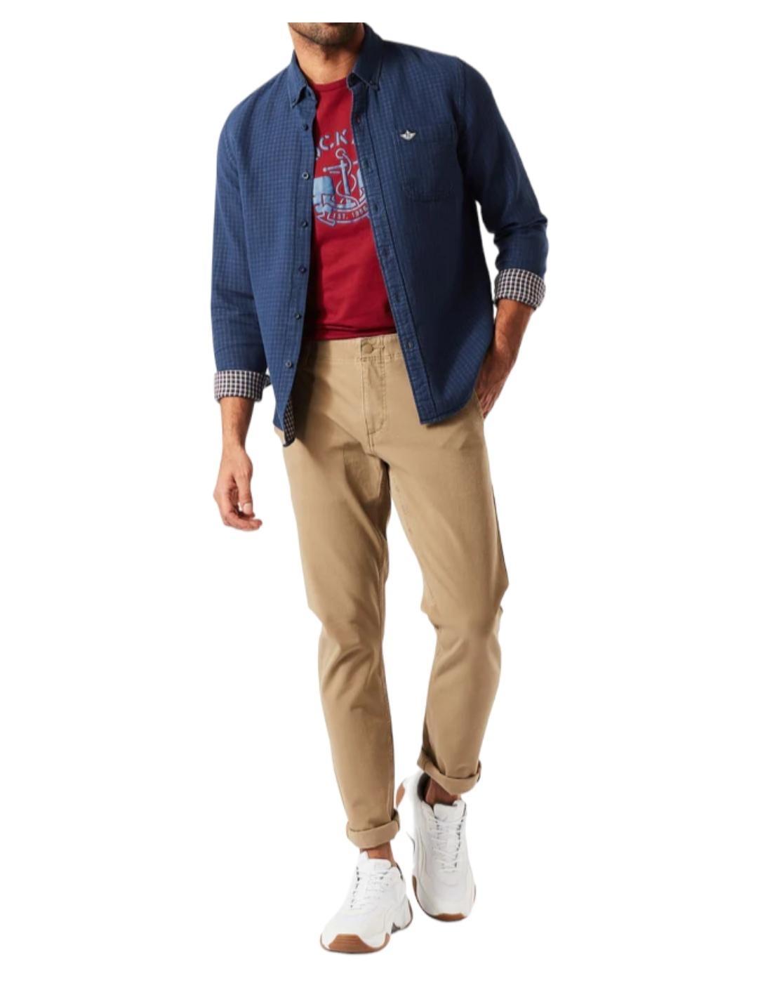 PANTALON DOCKERS SKINNY SMART 360 FLEX MARRÓN CLAR