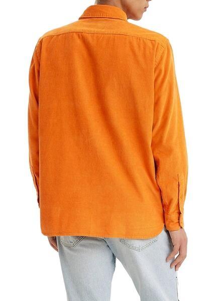 CAMISA LEVIS JACKSON WORKER DESERT SUN NARANJA