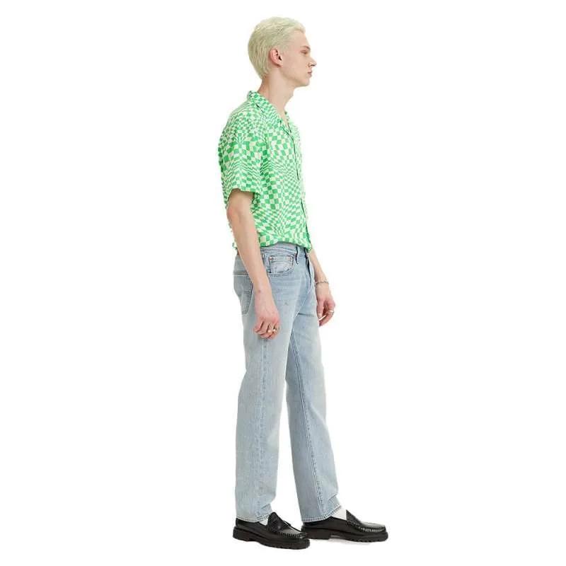 JEANS LEVIS 501 ORIGINAL KISS AZUL ATENUADO (CLARO