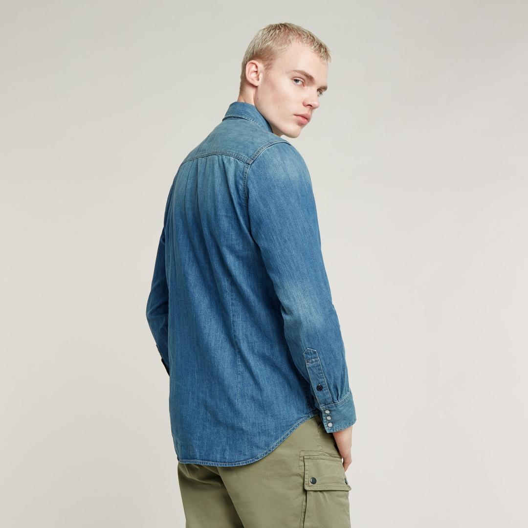 CAMISA G-STAR DENIM AZUL ATENUADO