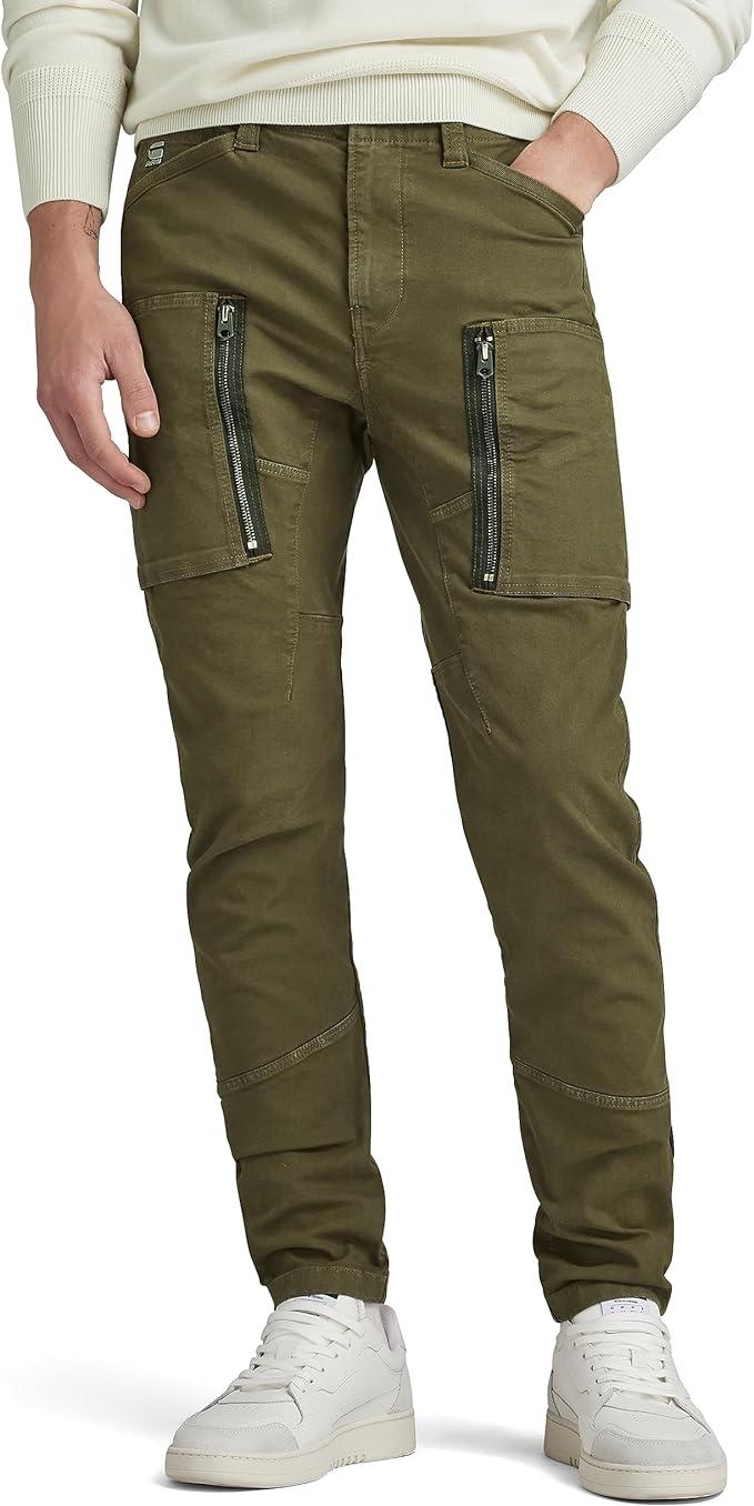 PANTALON G-STAR ZIP 3D SKINNY CARGO VERDE