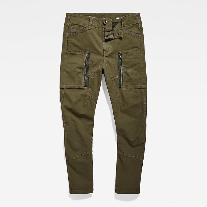 PANTALON G-STAR ZIP 3D SKINNY CARGO VERDE