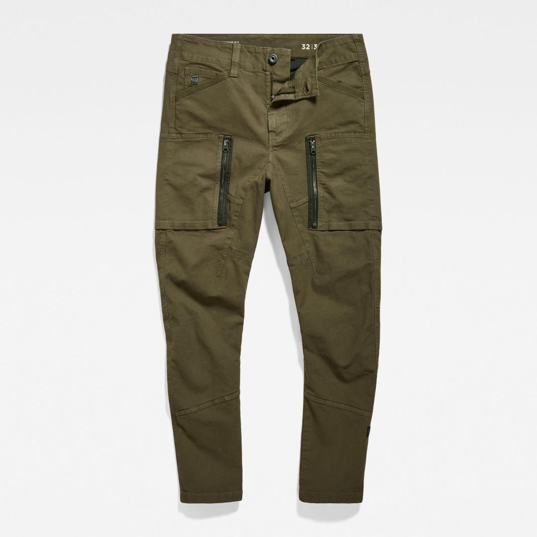 PANTALON G-STAR ZIP 3D SKINNY CARGO VERDE