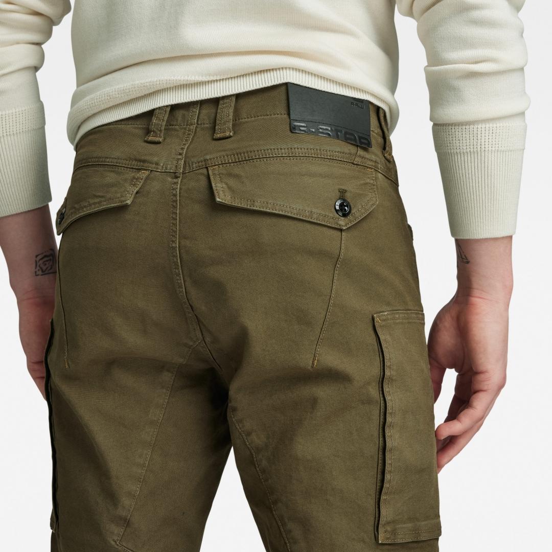 PANTALON G-STAR ZIP 3D SKINNY CARGO VERDE