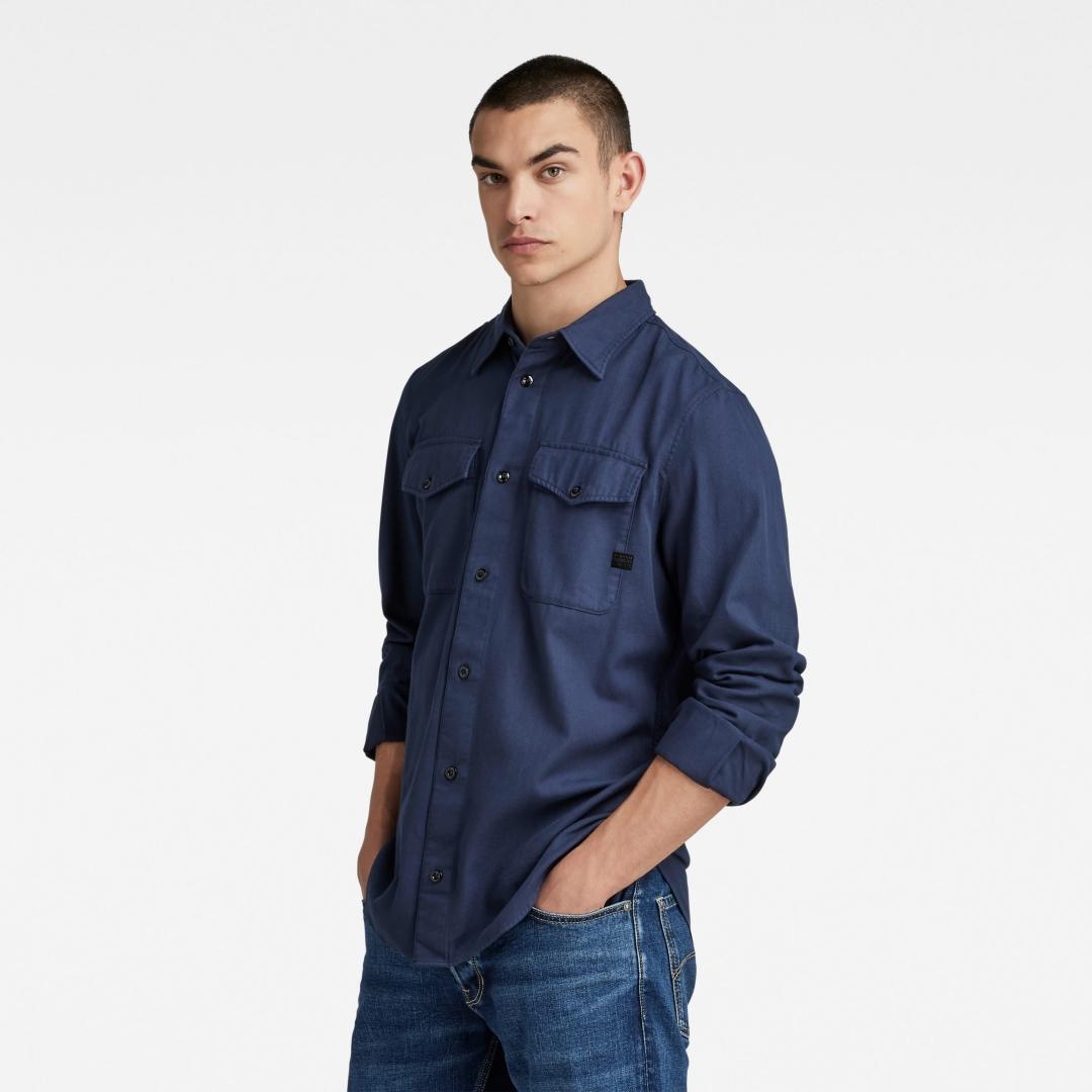 CAMISA G-STAR MARINE AZUL OSCURO