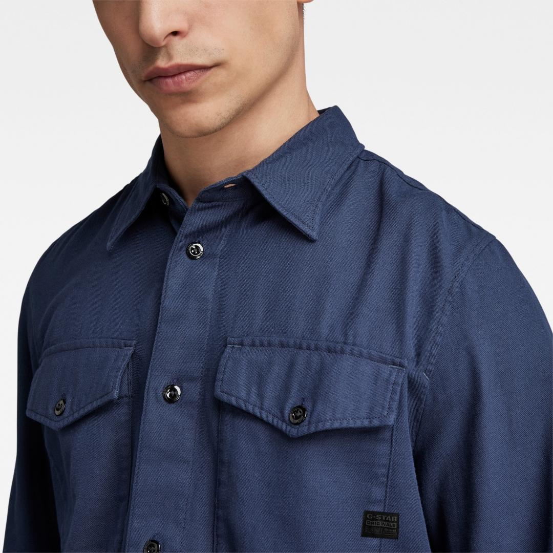 CAMISA G-STAR MARINE AZUL OSCURO