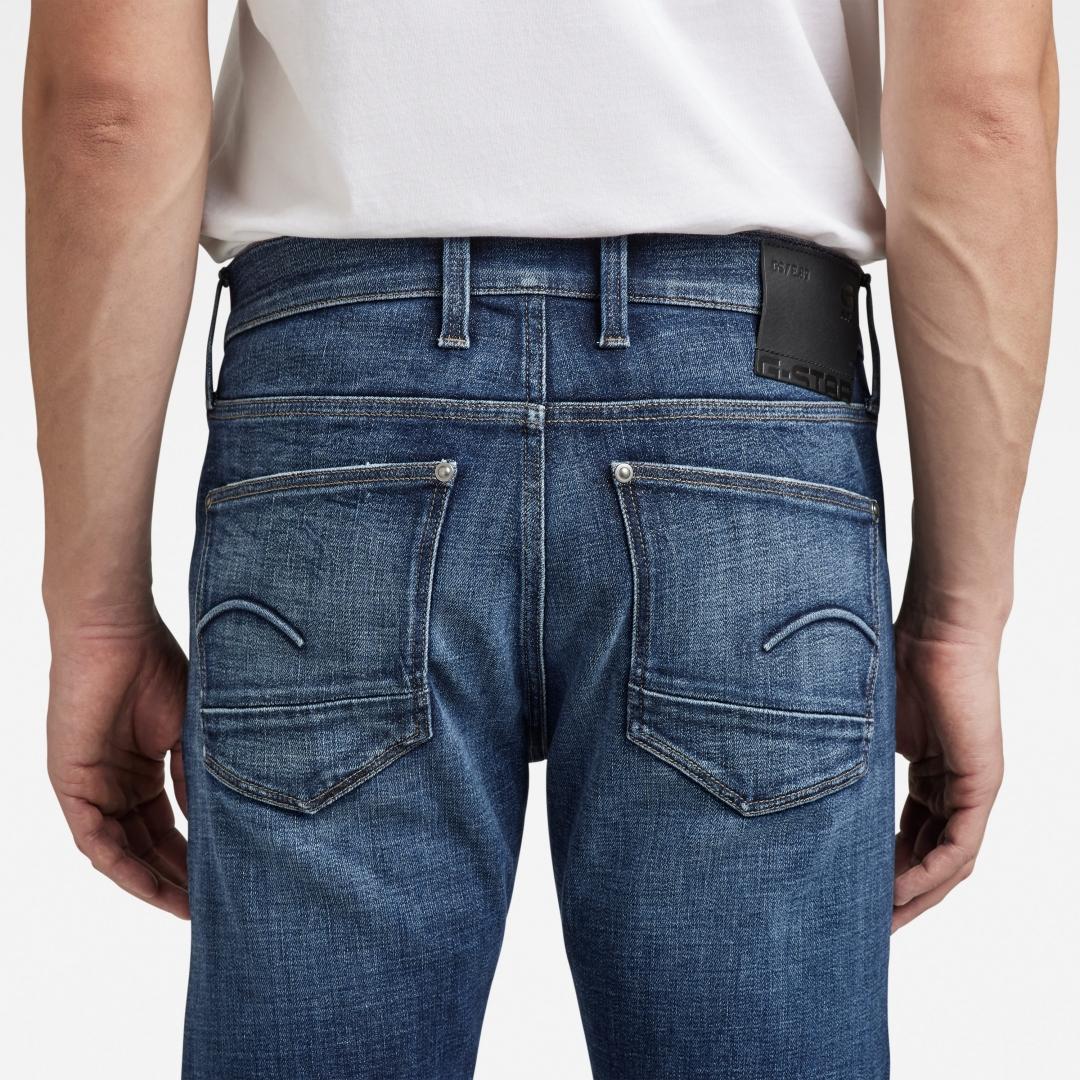 JEANS G-STAR REVEND SKINNY WORN STRATOS AZUL OSCUR