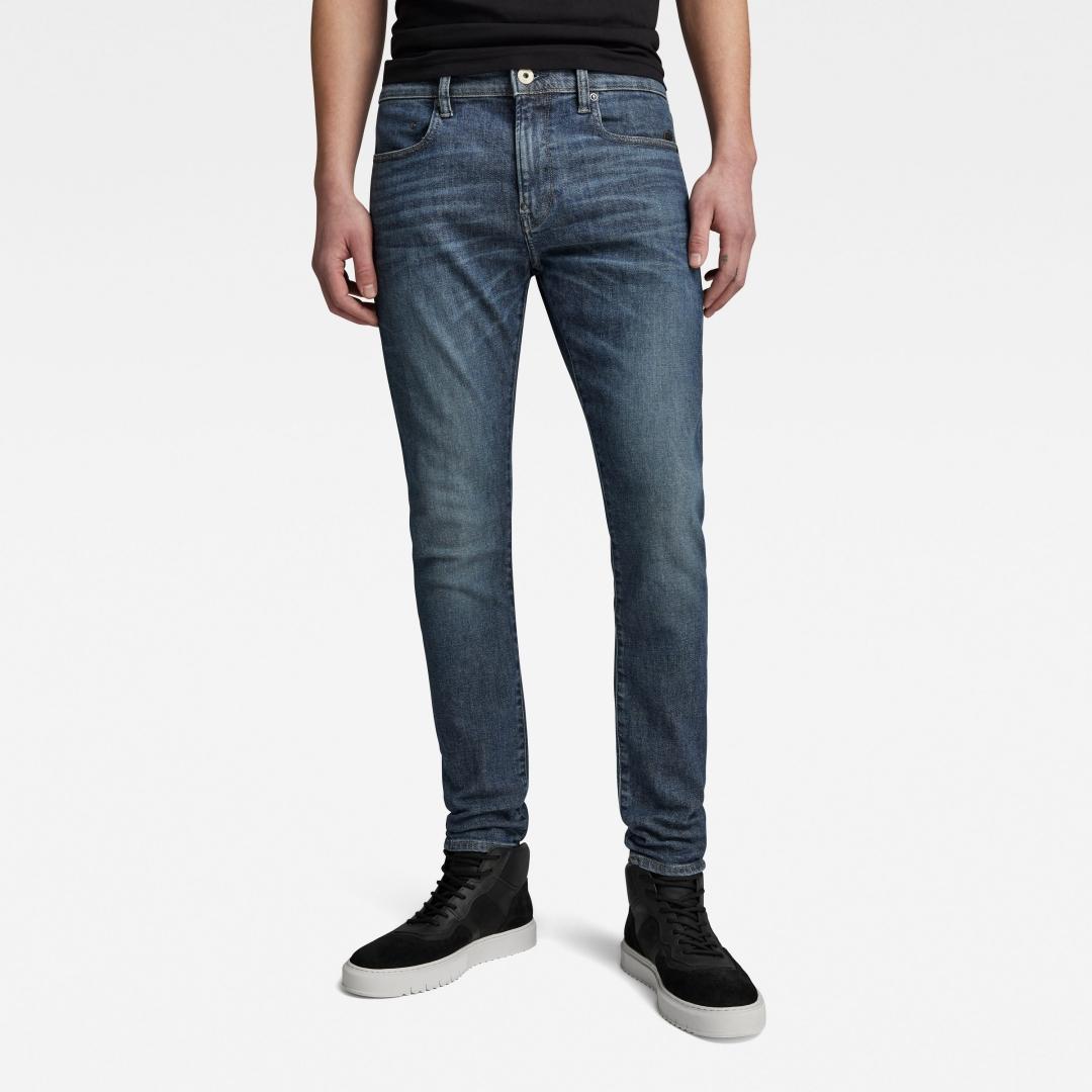 JEANS G-STAR REVEND SKINNY FADED BLUE AZUL OSCURO