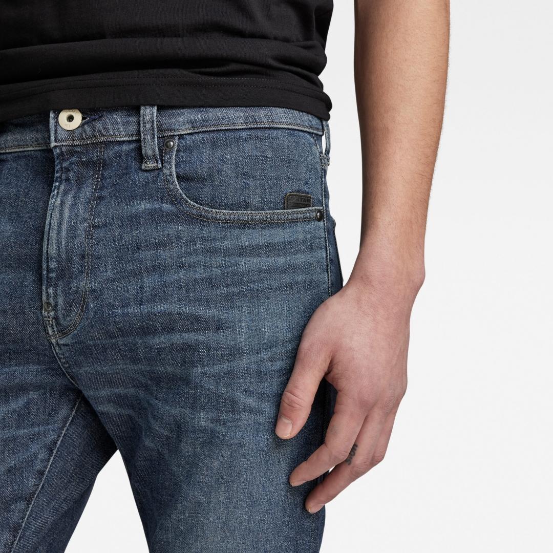 JEANS G-STAR REVEND SKINNY FADED BLUE AZUL OSCURO