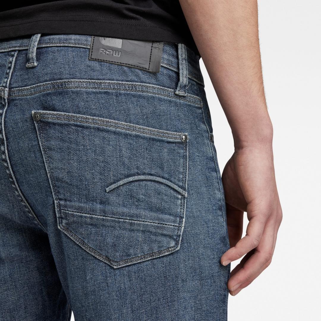 JEANS G-STAR REVEND SKINNY FADED BLUE AZUL OSCURO