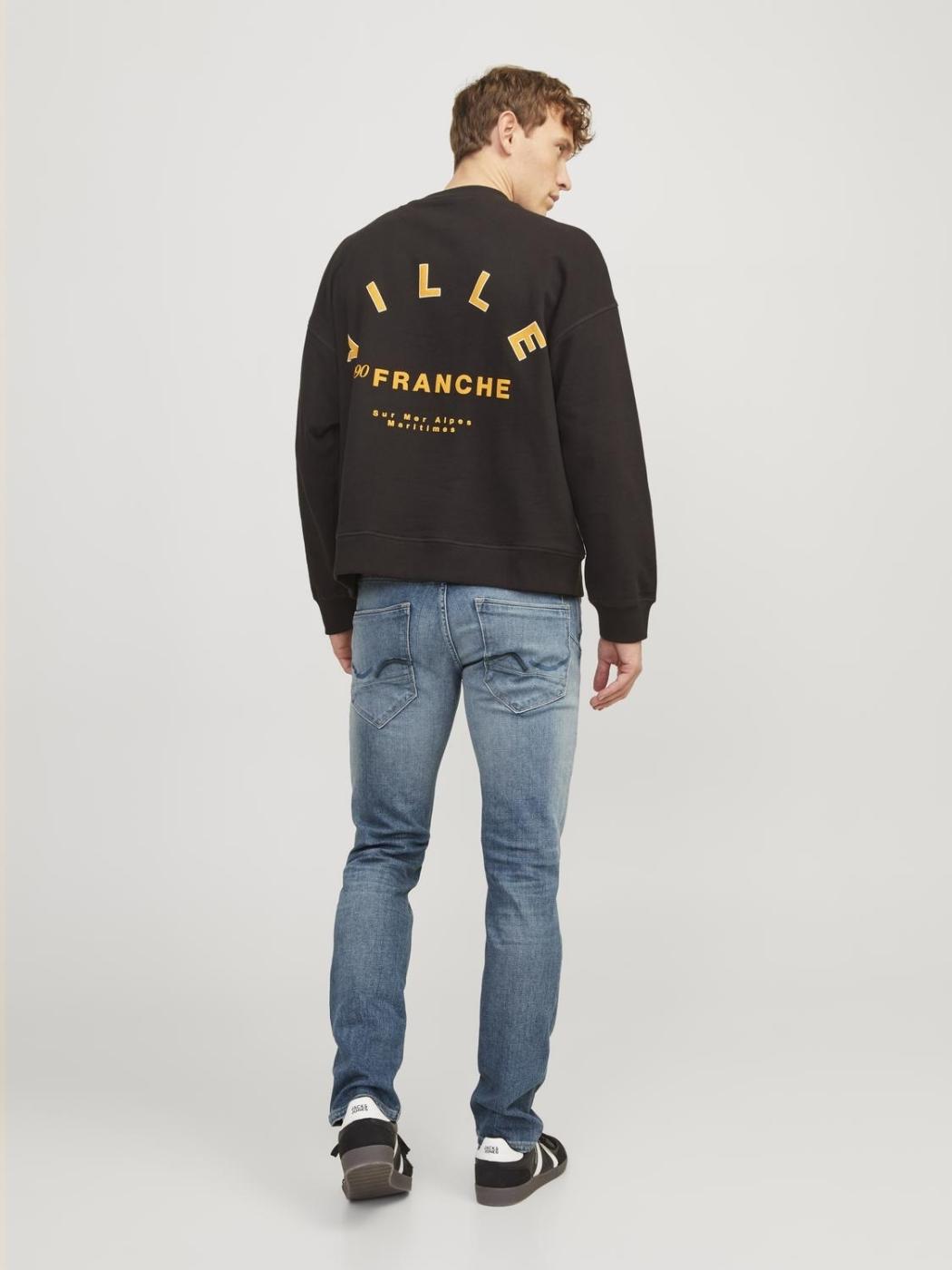 JEANS JACK&JONES JJIMKE JJ 116 AZUL ATENUADO