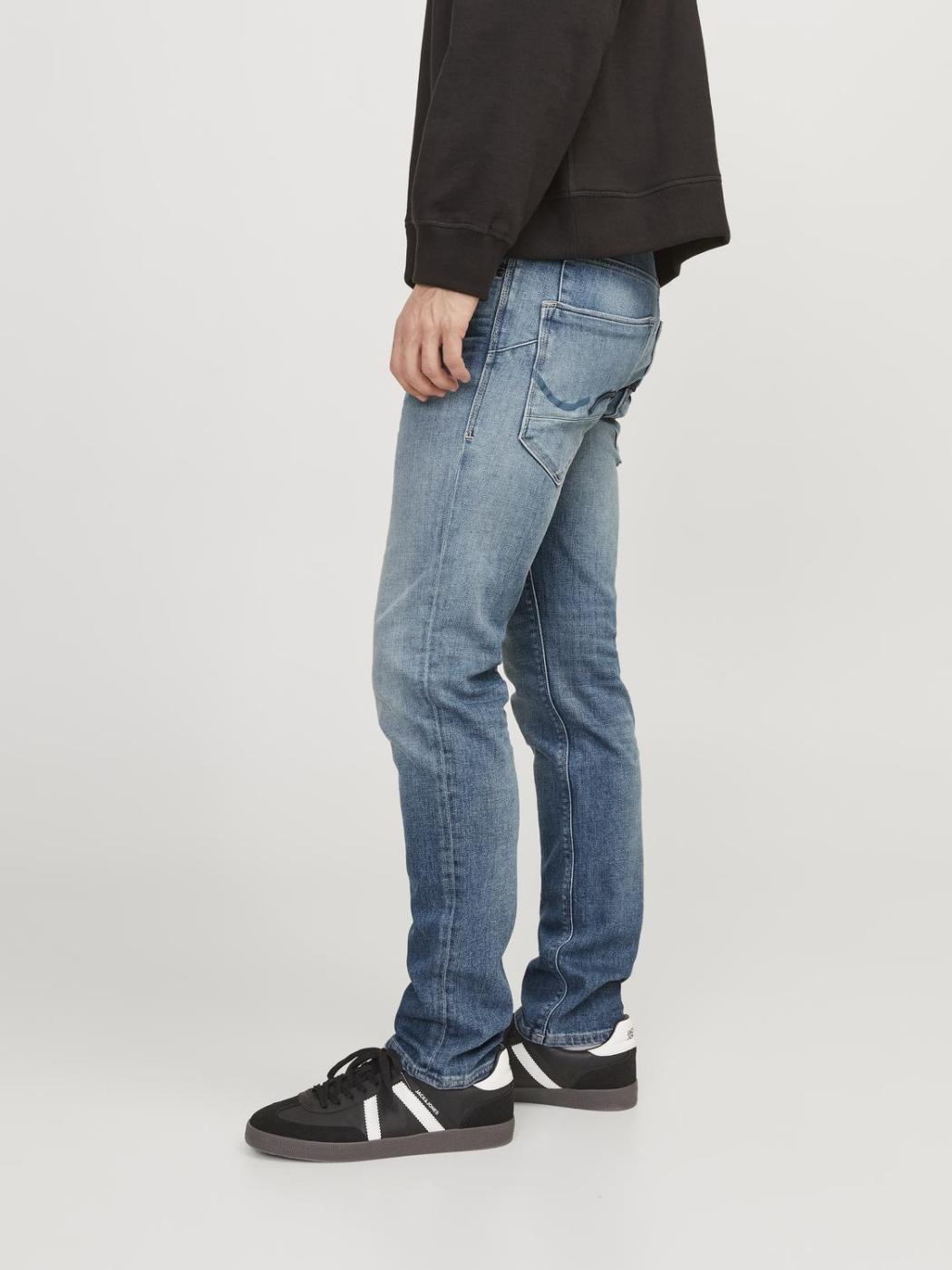 JEANS JACK&JONES JJIMKE JJ 116 AZUL ATENUADO