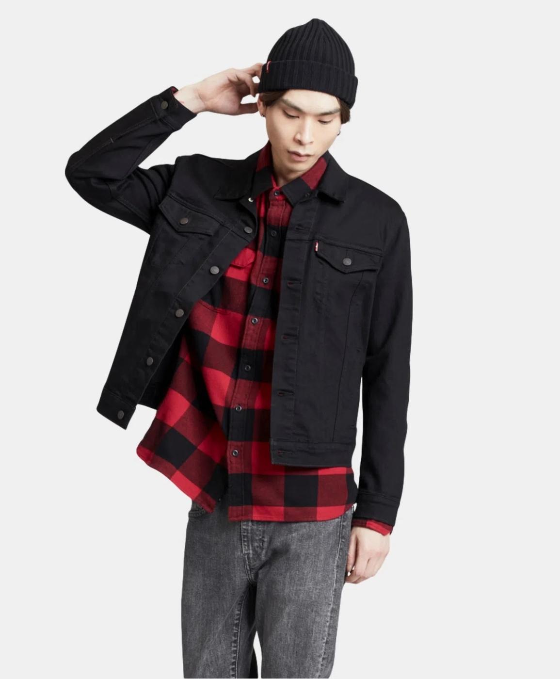 CHAQUETA LEVIS TRUCKER DARK NEGRO