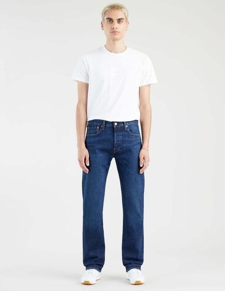 JEANS LEVIS 501 ORIGINAL DO THE RUMP AZUL OSCURO