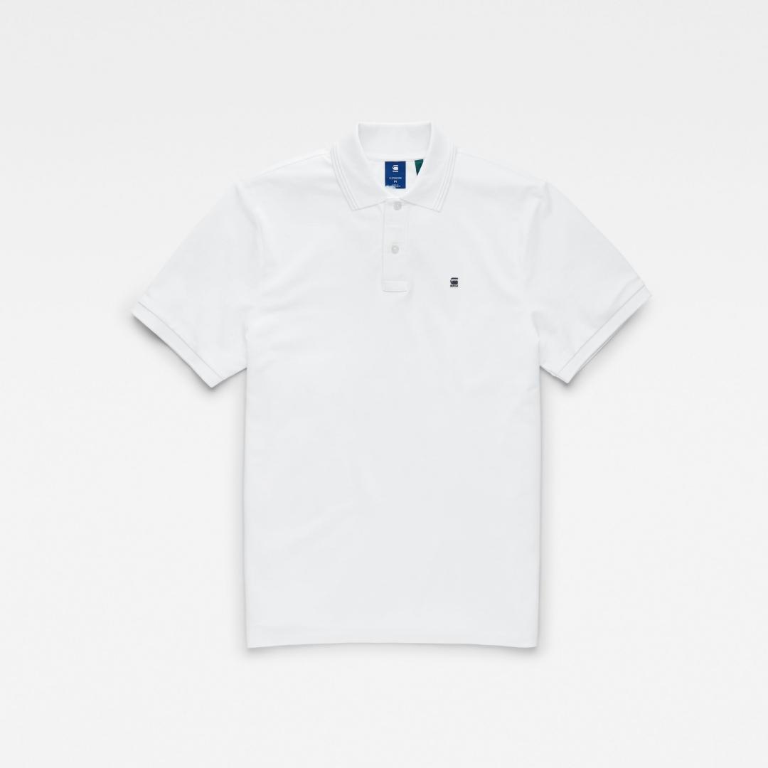 POLO G-STAR DUNDA BLANCO