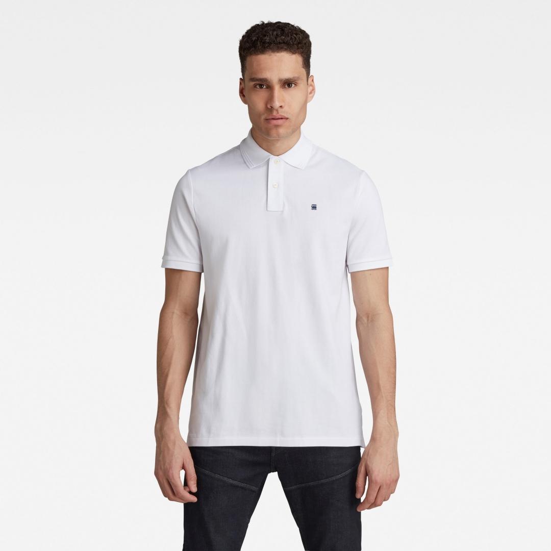 POLO G-STAR DUNDA BLANCO