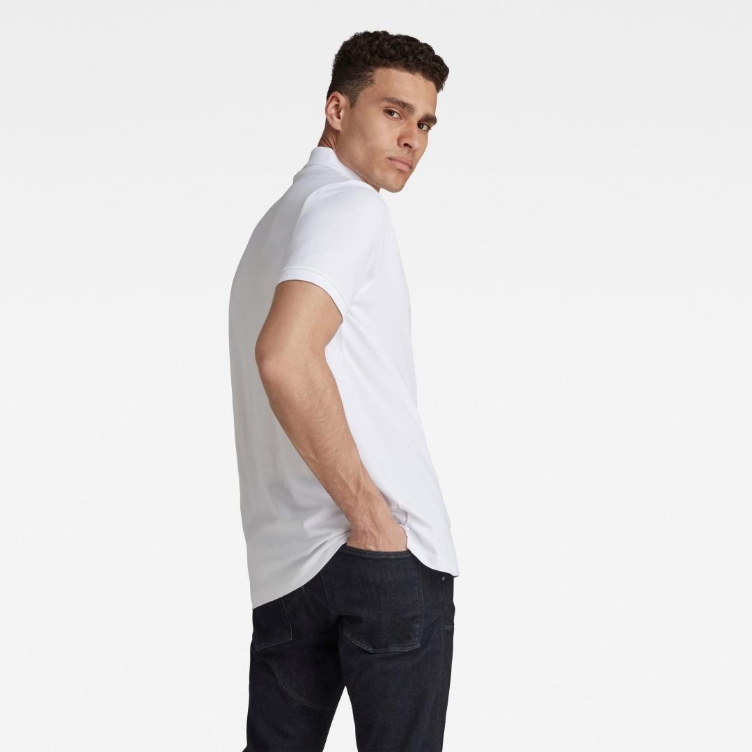 POLO G-STAR DUNDA BLANCO