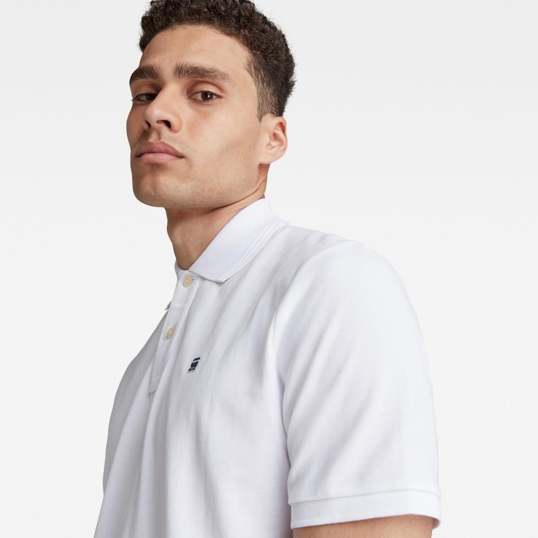 POLO G-STAR DUNDA BLANCO