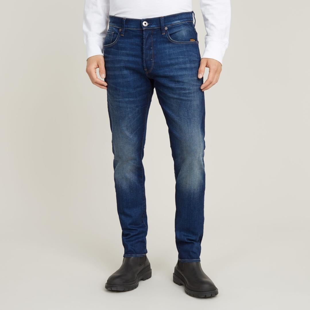 JEANS G-STAR 3301 SLIM WORKER BLUE FADED AZUL OSCU