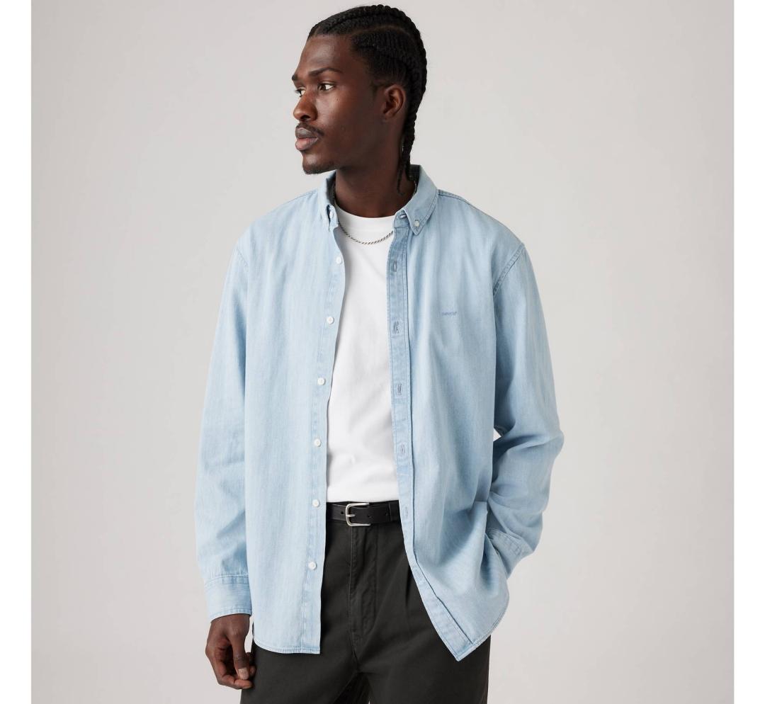CAMISA LEVIS AUTHENTIC ANDRE AZUL CLARO