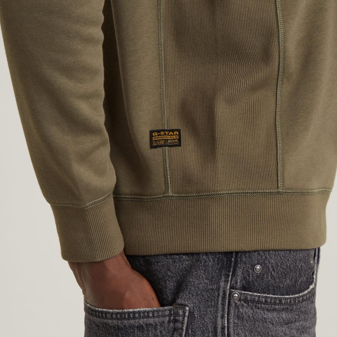 SUDADERA G-STAR PREMIUM CORE R MARRON OSCURO