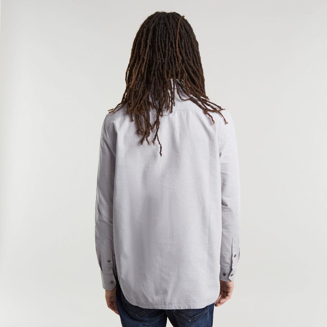 CAMISA G-STAR CPO GRIS CLARO