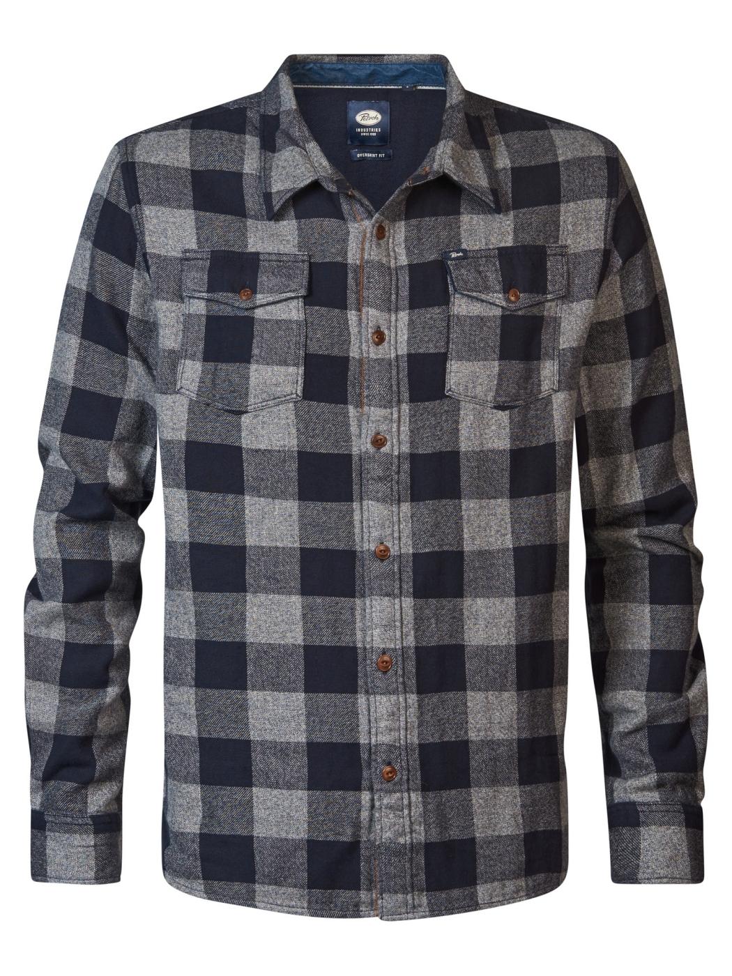 CAMISA PETROL AZUL OSCURO