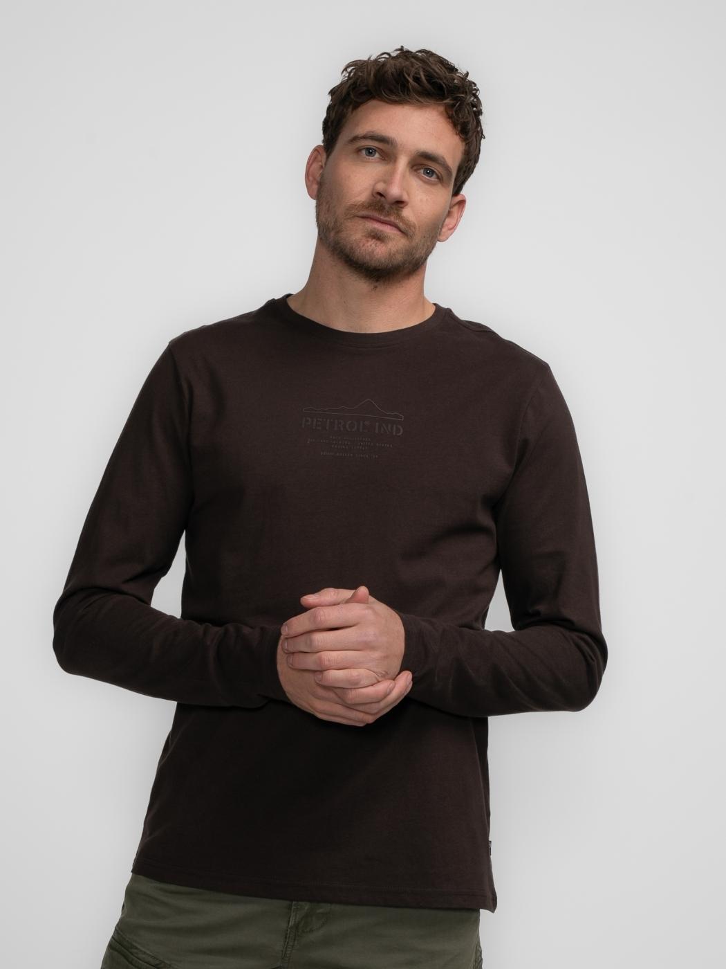 CAMISETA PETROL M LARGA GRANATE